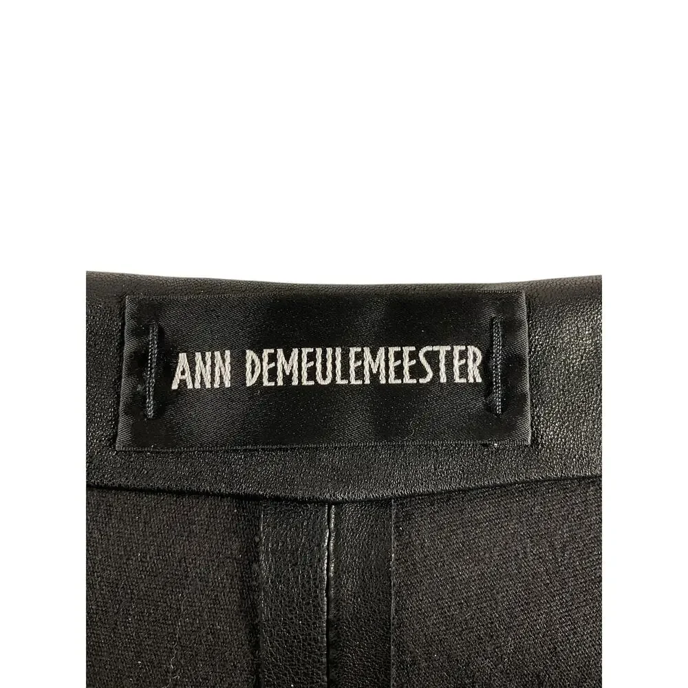 Ann Demeulemeester Sleek Black Florence Leggings Size IT 42 / US 6